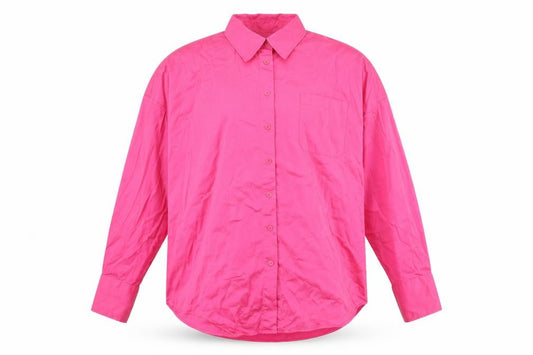 Paul Costelloe Men’s Pink Cotton Blend Long Sleeve Dress Shirt M