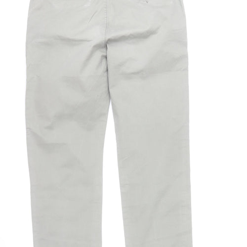 Debenhams Men Grey Chino Trousers Size 34W 31L Regular Fit
