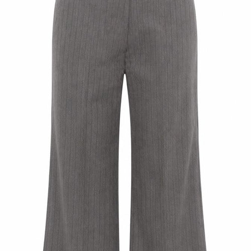 Classics Women Grey Pinstripe Dress Pants Size 14 Straight Leg