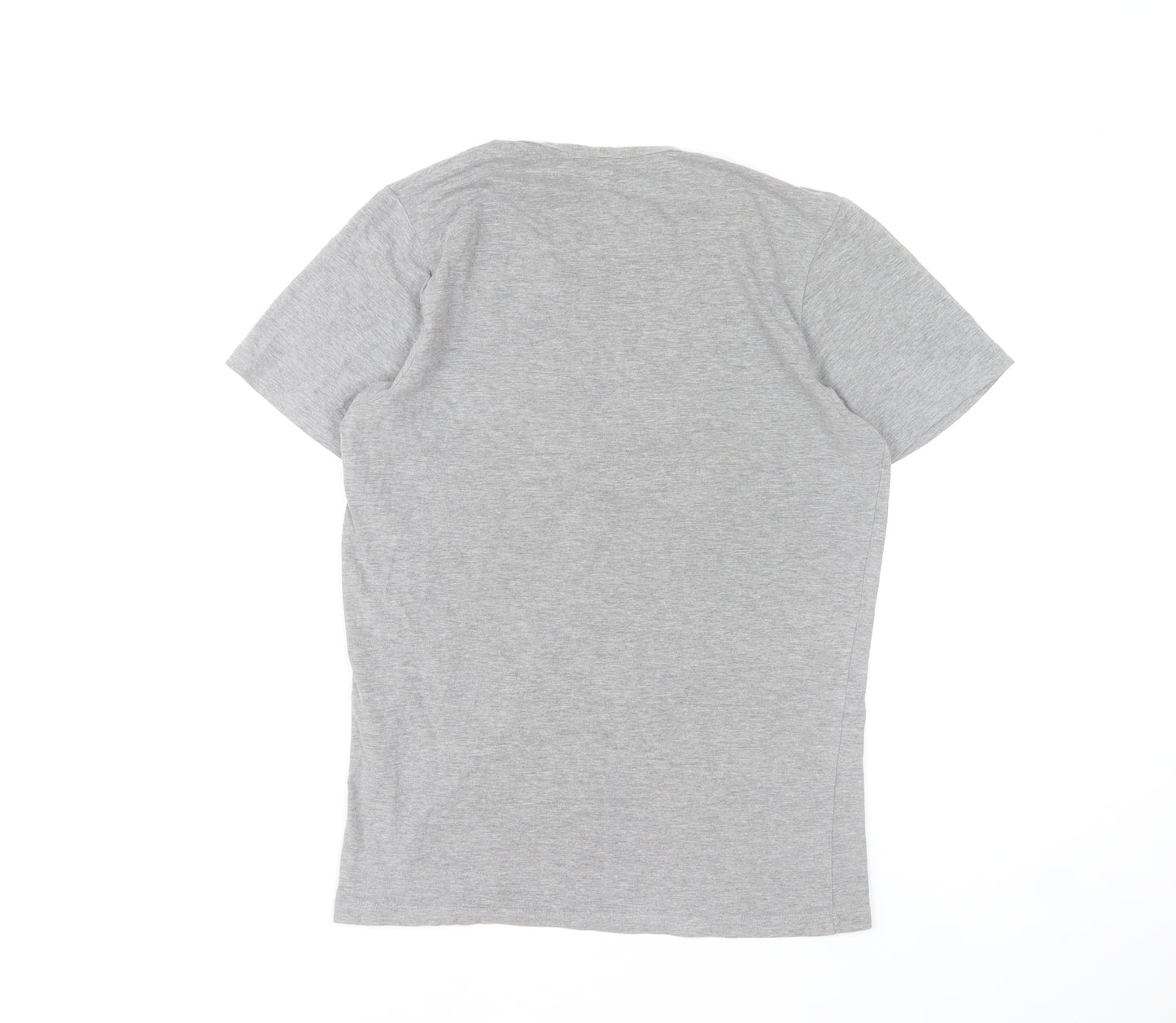 Jack & Jones Men’s Grey Small Crew Neck Short Sleeve T-Shirt