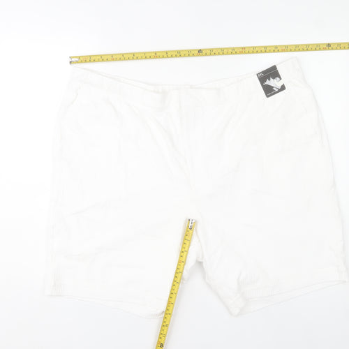 Marks and Spencer Men’s White 3XL Chino Shorts Cotton Summer
