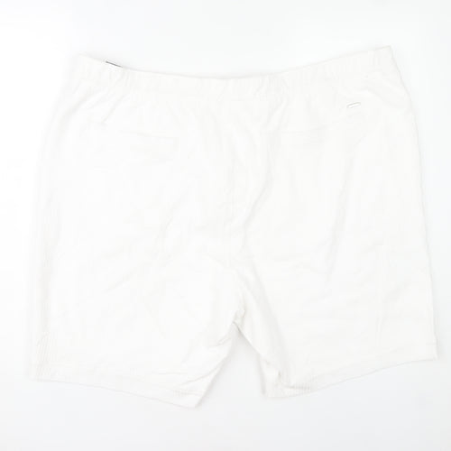 Marks and Spencer Men’s White 3XL Chino Shorts Cotton Summer