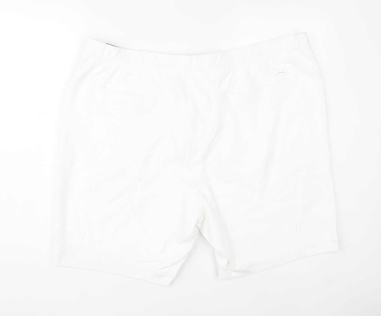 Marks and Spencer Men’s White 3XL Chino Shorts Cotton Summer