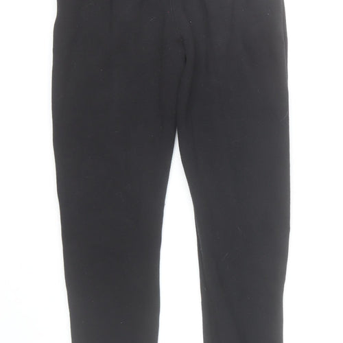 Hype Boys Black Jogger Sweatpants 14 Years Cotton Blend Casual Trousers