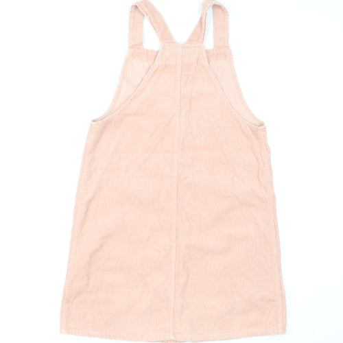 Denim Co Girls Pink Corduroy Pinafore Dress 13-14 Yrs Casual Sleeveless