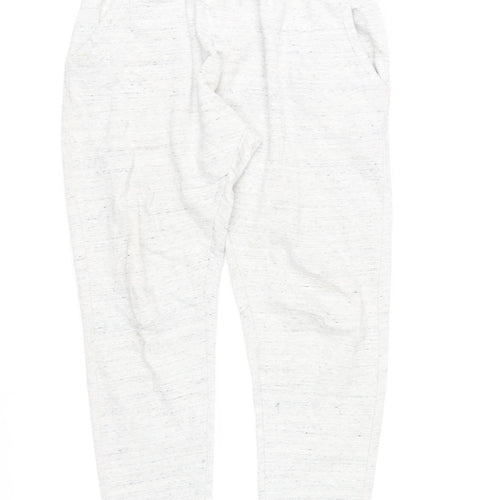 Blend Men’s Grey Joggers L Regular Fit Cotton Blend Casual Trousers