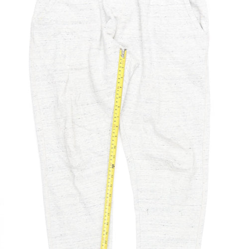 Blend Men’s Grey Joggers L Regular Fit Cotton Blend Casual Trousers