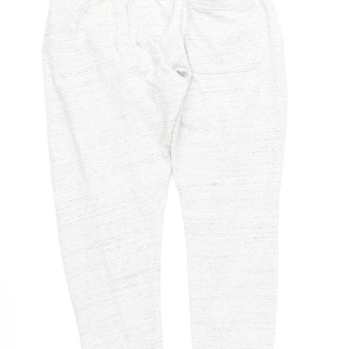 Blend Men’s Grey Joggers L Regular Fit Cotton Blend Casual Trousers
