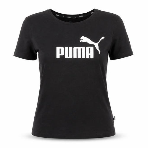 Puma Women's Black T-Shirt Size 12 Short Sleeve Crew Neck