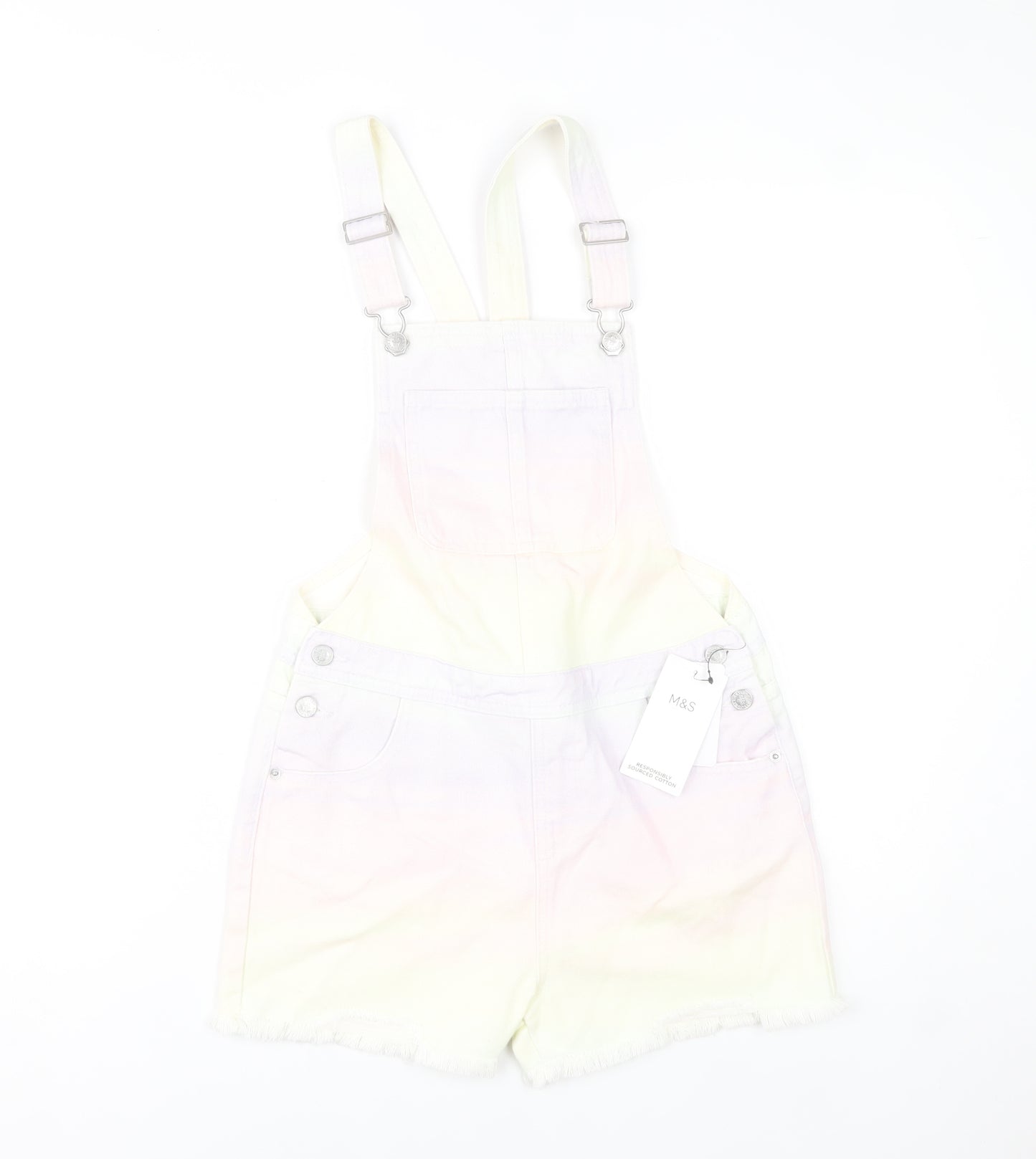 Marks and Spencer Girls Multicoloured Denim Dungaree Playsuit 12-13Y