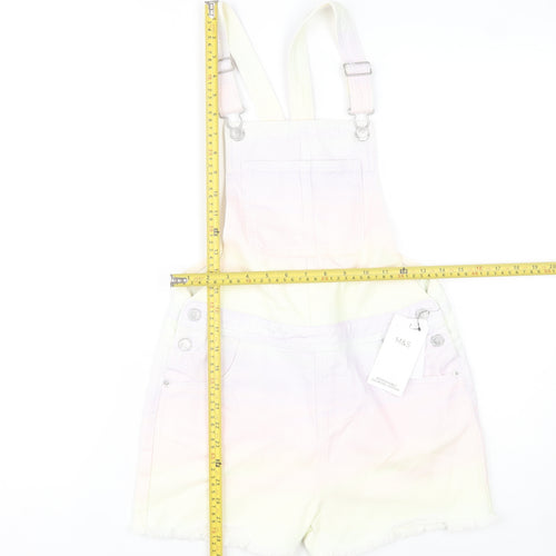 Marks and Spencer Girls Multicoloured Denim Dungaree Playsuit 12-13Y