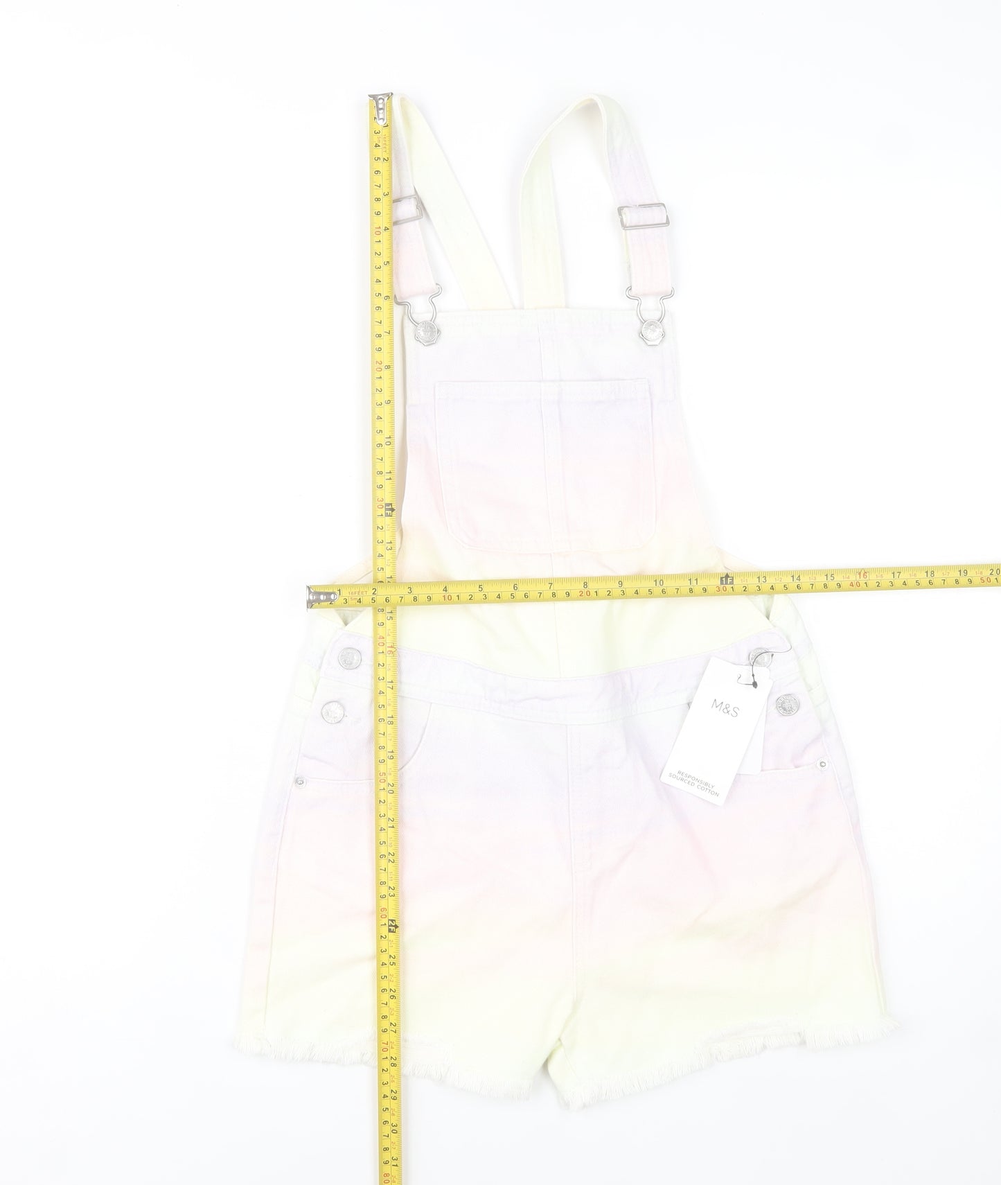 Marks and Spencer Girls Multicoloured Denim Dungaree Playsuit 12-13Y