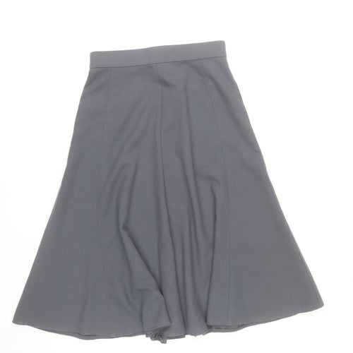 Marks and Spencer Women’s Grey Button Front A-Line Long Skirt Size 12