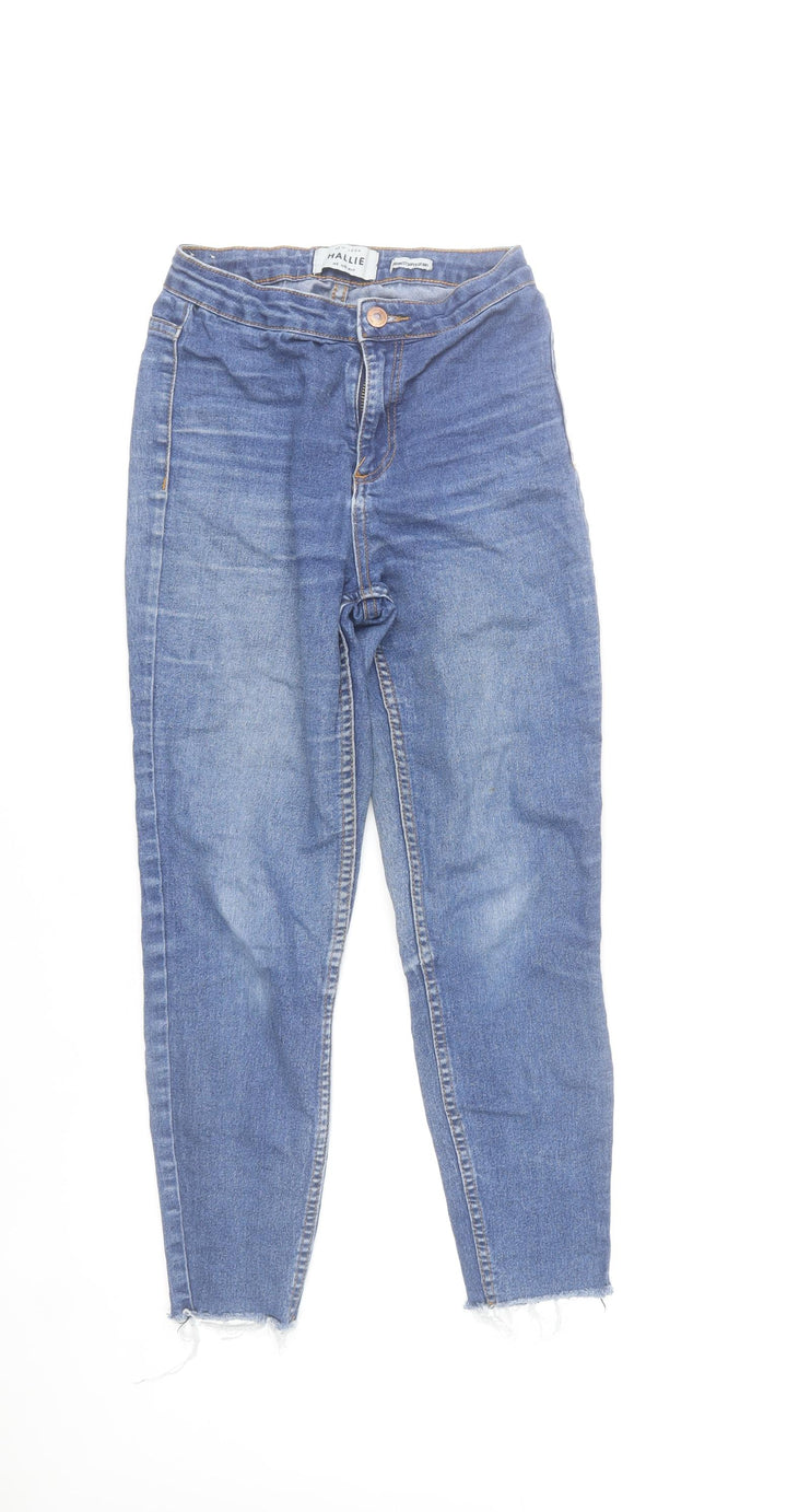 New Look Hallie Women's Blue Size 8 High Rise Skinny Jeans