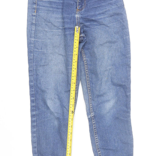 New Look Hallie Women's Blue Size 8 High Rise Skinny Jeans