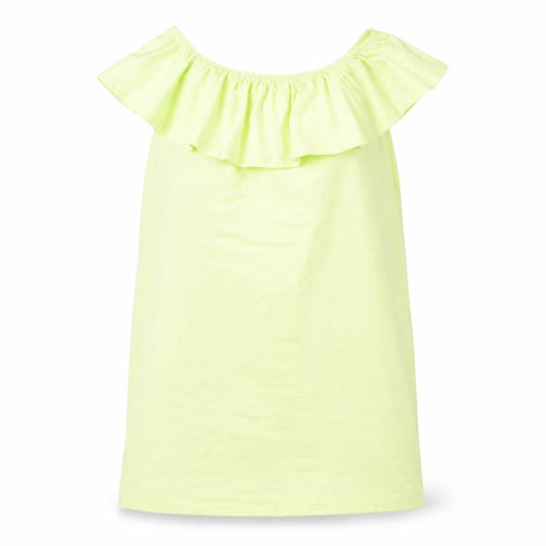 Boohoo Women’s Yellow Off Shoulder Ruffle Shift Dress Size 6