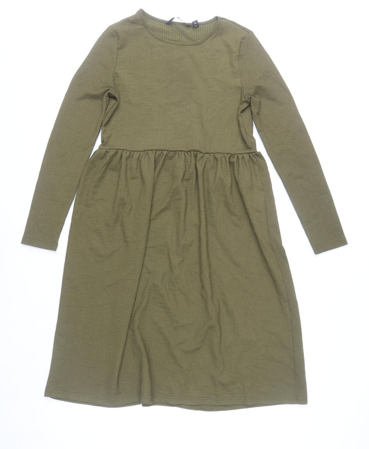 Vero Moda Women’s Green Knee Length Fit & Flare Dress Size S