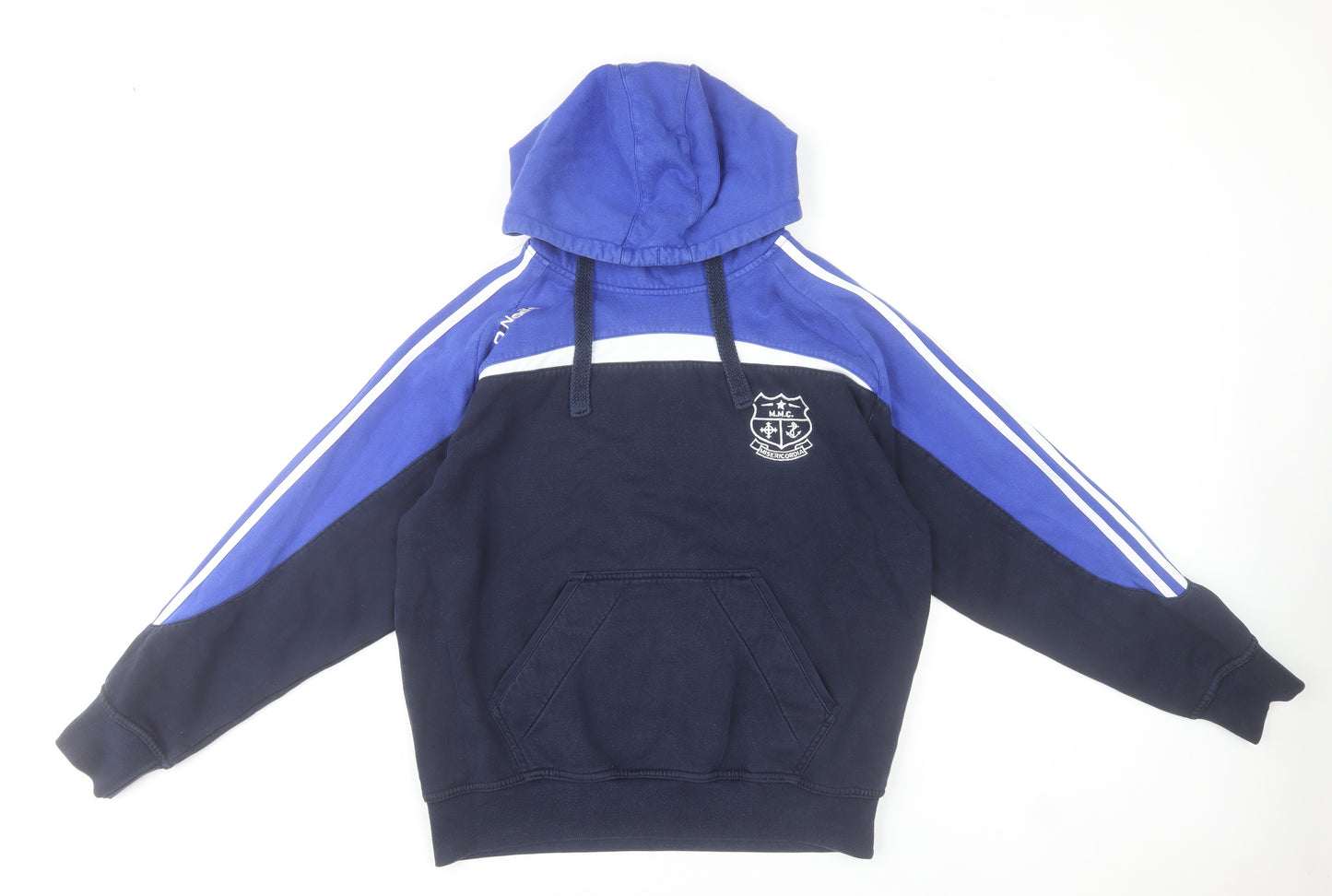 O'Neills Men’s Blue Pullover Hoodie Small Logo Sportswear