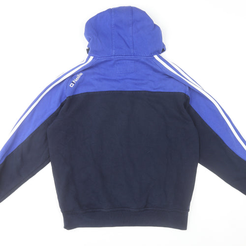 O'Neills Men’s Blue Pullover Hoodie Small Logo Sportswear