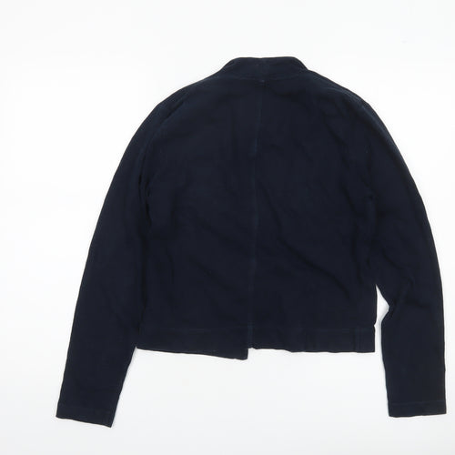 Jigsaw Womens Blue Cotton Lightweight Casual Jacket Size M