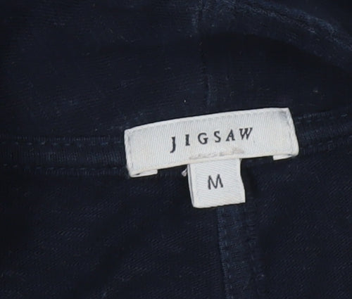 Jigsaw Womens Blue Cotton Lightweight Casual Jacket Size M