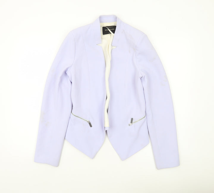 River Island Women’s Purple Size 10 Tailored Suit Jacket
