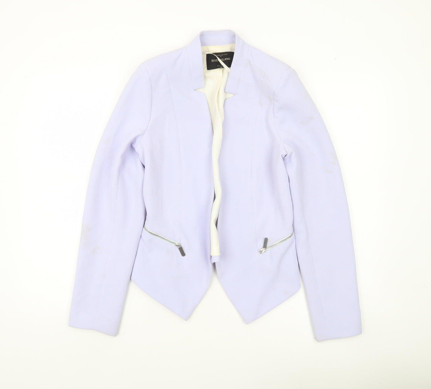 River Island Women’s Purple Size 10 Tailored Suit Jacket