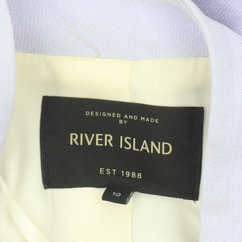 River Island Women’s Purple Size 10 Tailored Suit Jacket