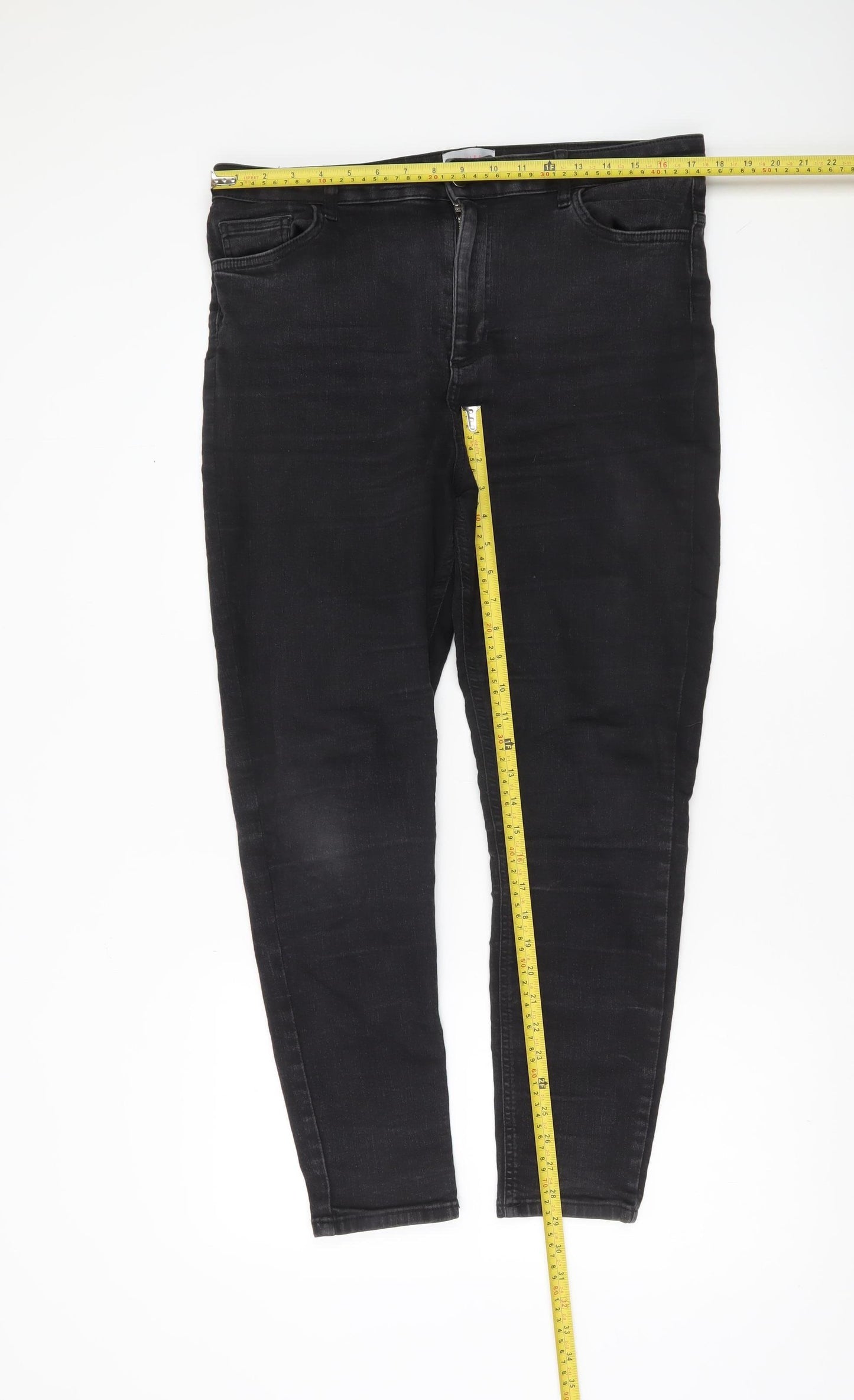 Savida Women’s Black Size 16 Skinny Slim Fit Stretch Jeans