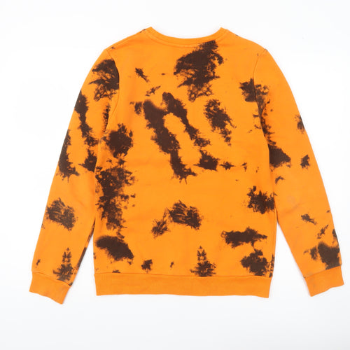 George Boys Orange Nerf Sweatshirt 13-14Y Pullover Graphic Print