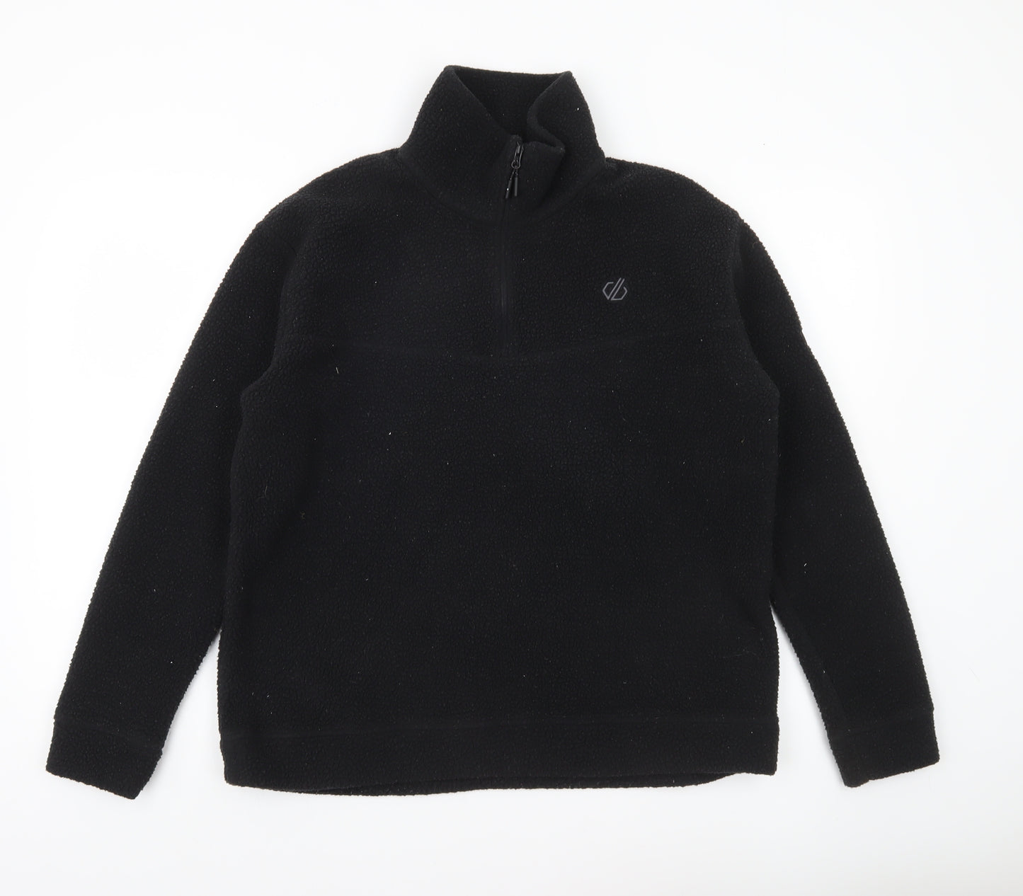 Dare 2B Women's Black Fleece Sweatshirt UK 10 1/4 Zip Outdoor