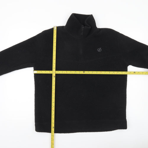 Dare 2B Women's Black Fleece Sweatshirt UK 10 1/4 Zip Outdoor