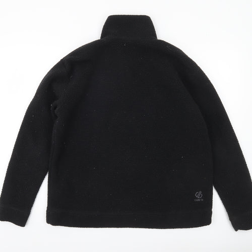 Dare 2B Women's Black Fleece Sweatshirt UK 10 1/4 Zip Outdoor