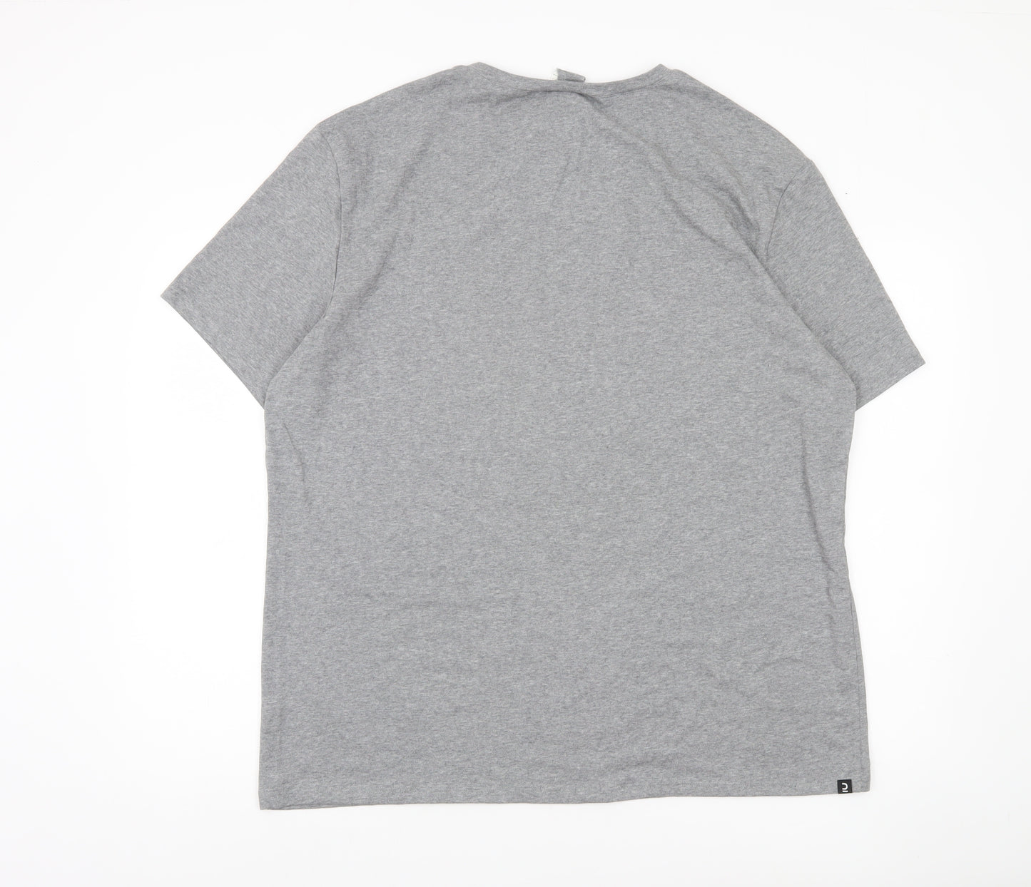 Decathlon Men’s Grey 2XL Regular Fit City Graphic Print T-Shirt