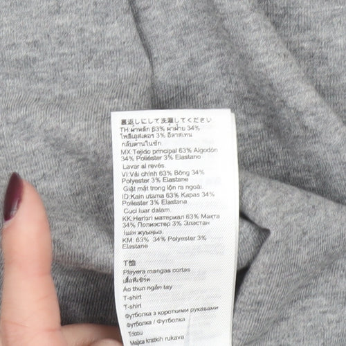 Decathlon Men’s Grey 2XL Regular Fit City Graphic Print T-Shirt