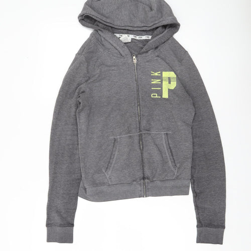 Victoria's Secret PINK Women's Grey Full Zip Hoodie Size S
