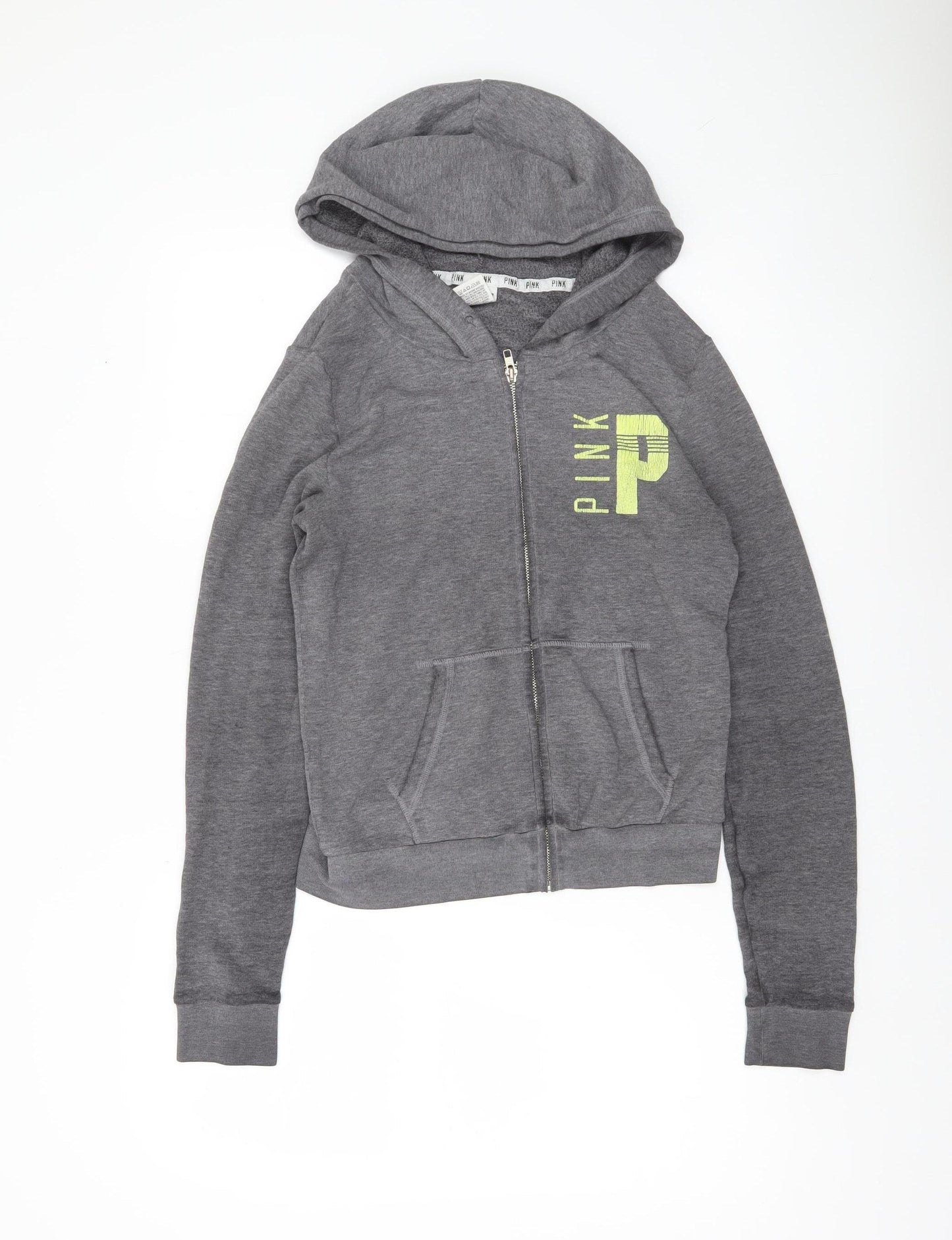 Victoria's Secret PINK Women's Grey Full Zip Hoodie Size S