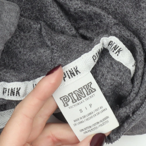Victoria's Secret PINK Women's Grey Full Zip Hoodie Size S