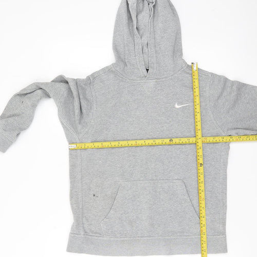Nike Boys Grey Pullover Hoodie XL 13-14 Years Sportswear Sweatshirt