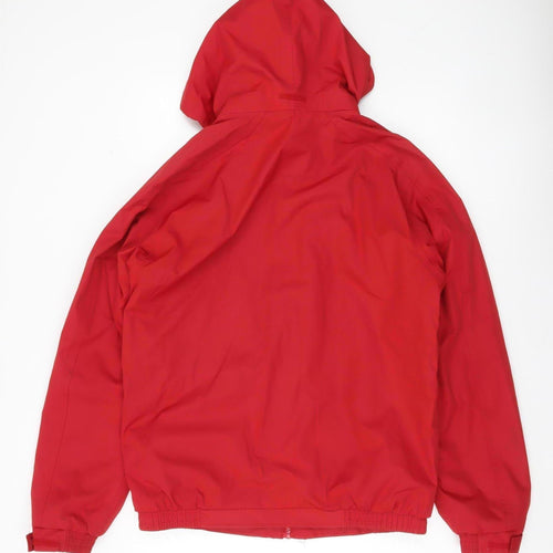 Regatta Professional Men Red Waterproof Rain Jacket UK M Hooded