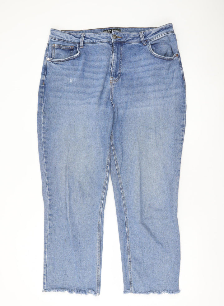 Dunnes Stores Women’s Blue High Rise Straight Jeans Size 18