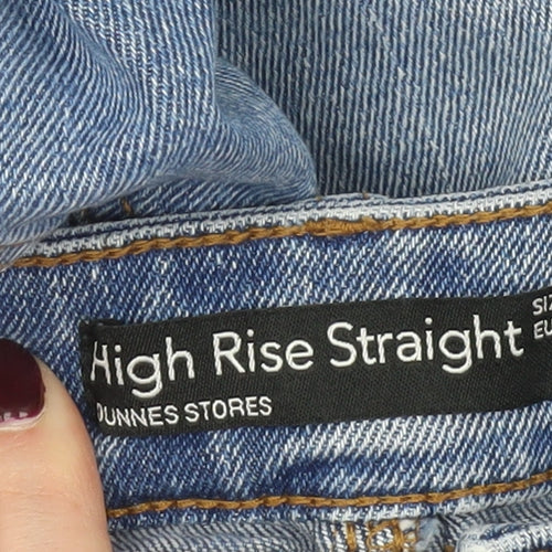 Dunnes Stores Women’s Blue High Rise Straight Jeans Size 18