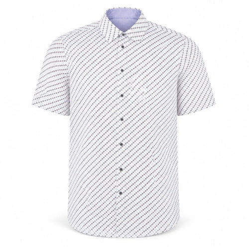 Scotland Blue Men's Multicoloured M Short Sleeve Cotton Shirt