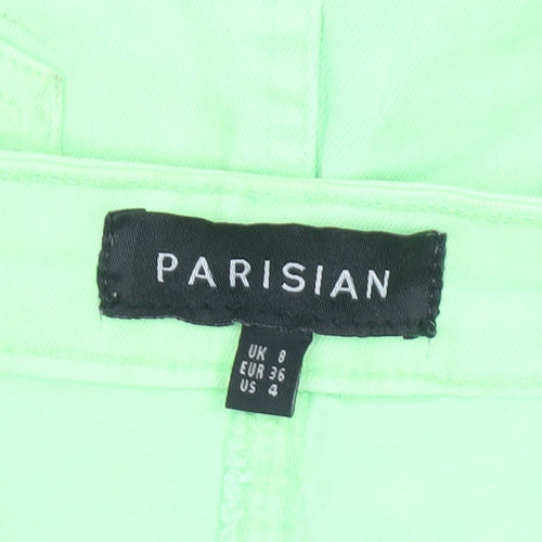 Parisian Women Green Size 8 Distressed Denim Pencil Mini Skirt