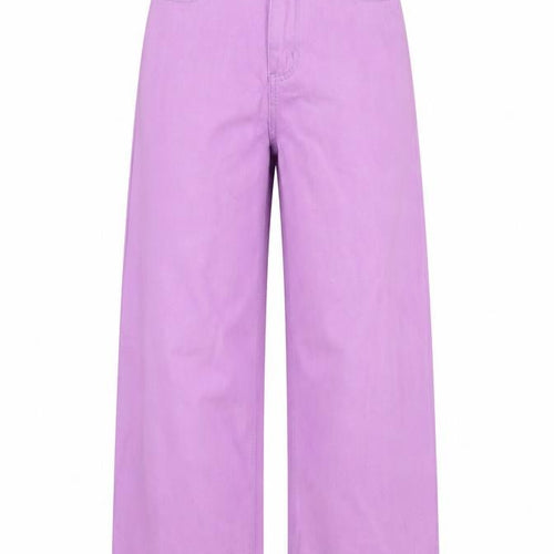 SHEIN Womens Purple Wide-Leg High Rise Jeans Size 8