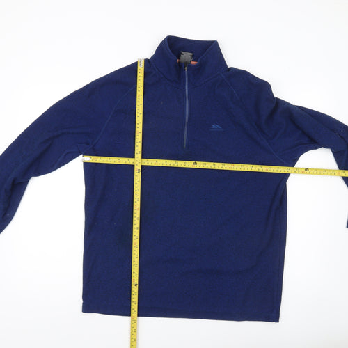 Trespass Men’s Blue XL Fleece Pullover Sweatshirt Outdoor Hiking