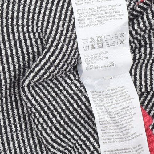 ONLY Womens Black Striped Slim Fit Knit Jumper Size S