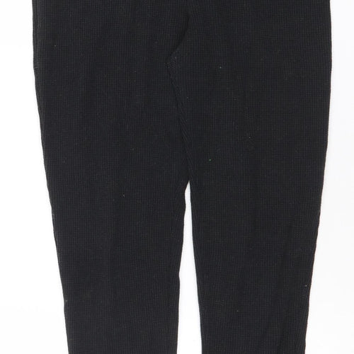 Michelle Keegan Women Black Size 12 Slim Fit Leggings Cotton Stretch