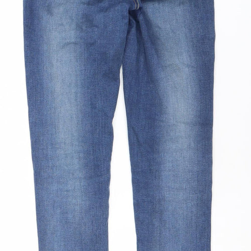 Mayoral Girls Blue Skinny Jeans 12 Years Cotton Blend Slim Fit