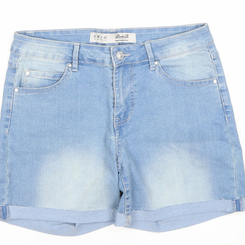Bonnie Co Women’s Blue Denim Bermuda Shorts Size 10 Regular Fit